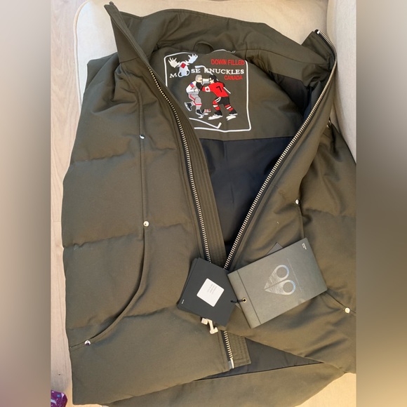 MOOSEKNUCKLES DARK GREEN VEST SIZE M - Picture 2 of 7